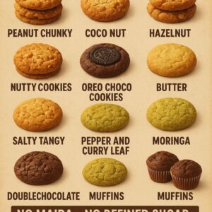 Freshly Baked Healthy Cookies – No Maida, No Refined Sugar