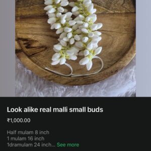 Artificial Malli (Jasmine) Small Buds – Real Look Flower String